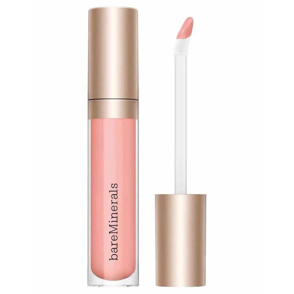 bareMinerals Gleam On  Lip Gloss Balm, Hydrating Sheer Glossy Lip Balm, Vegan